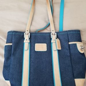 Coach Denim Hand Bag